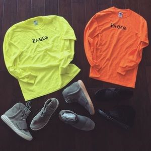Pablo neon yellow t-shirt