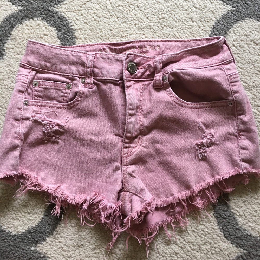 American eagle high rise shorts stretch 2