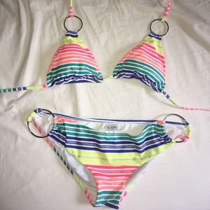 Body Glove Splash Striped Ring Bikini