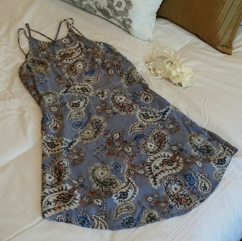 Kendall & Kylie Purple Paisley Strappy Sundress