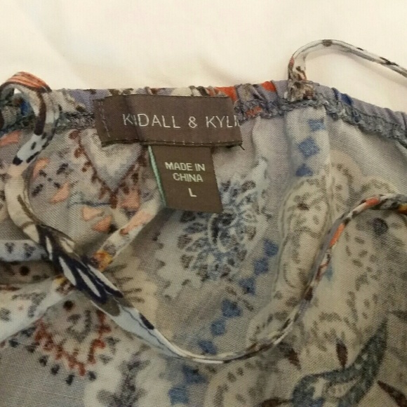 Kendall & Kylie Purple Paisley Strappy Sundress - Picture 6 of 6