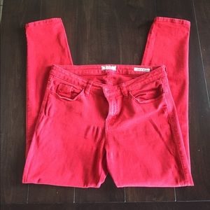 Red Guess Skinny Jeans