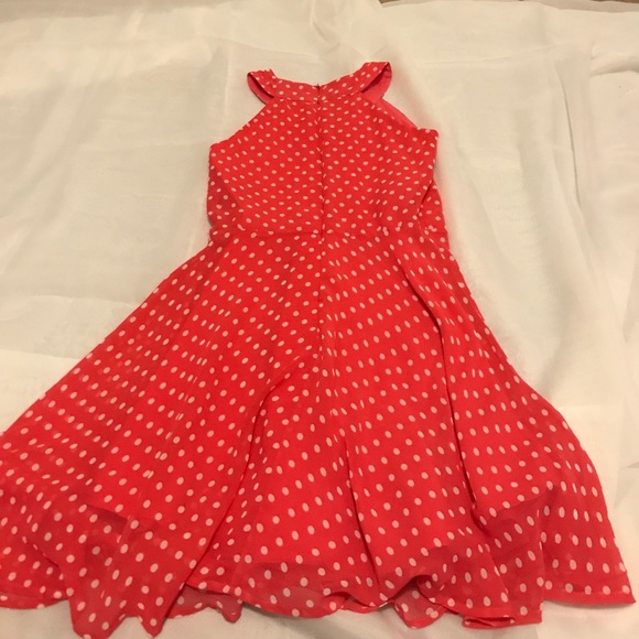 pink and white polkadot dress worn once size S - Picture 2 of 3