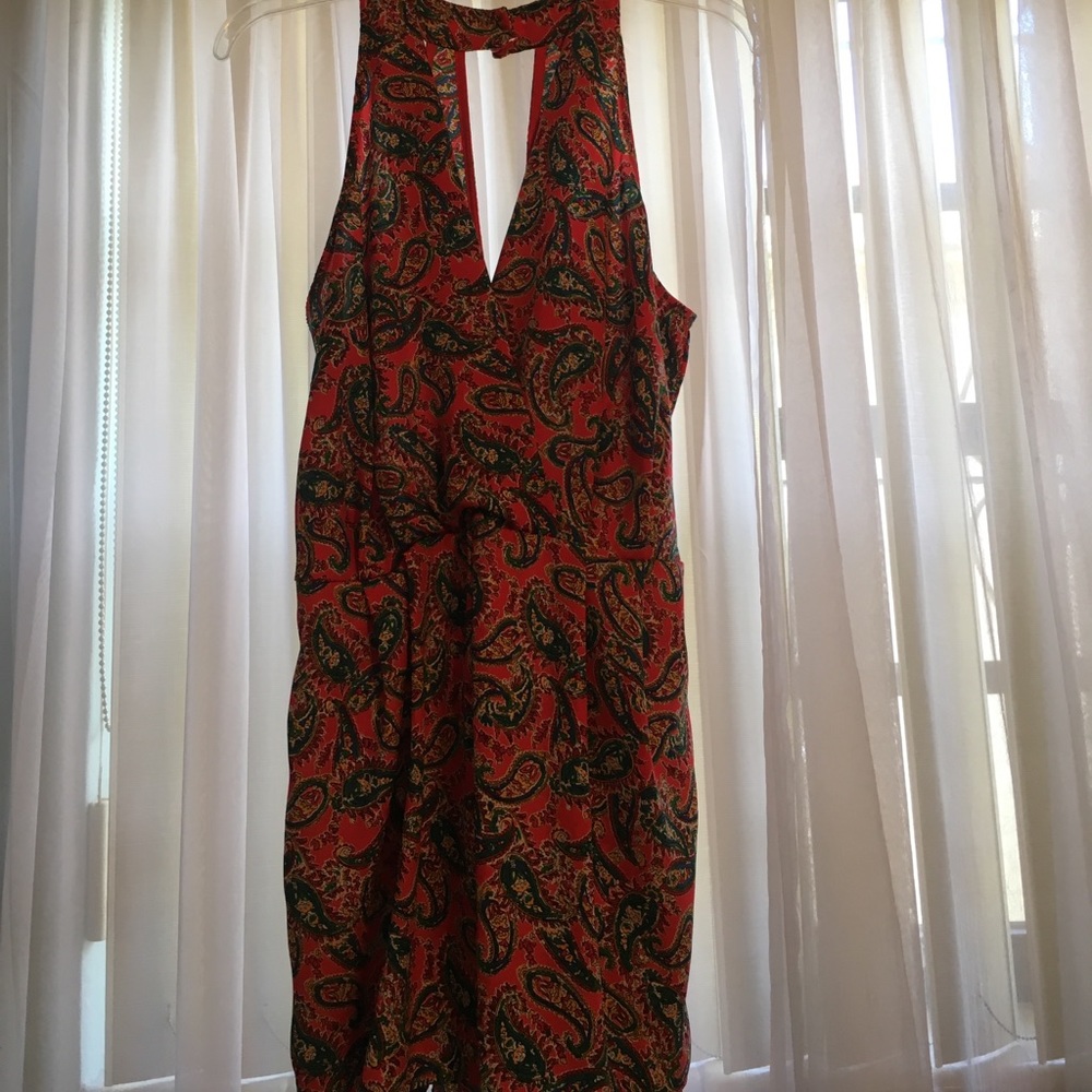 Paisley Print Romper - Picture 3 of 4