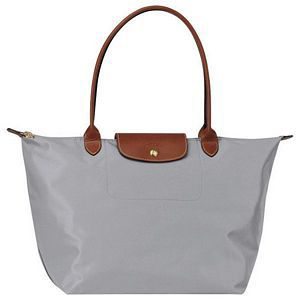 Longchamp Large Light Grey/Blue Bag