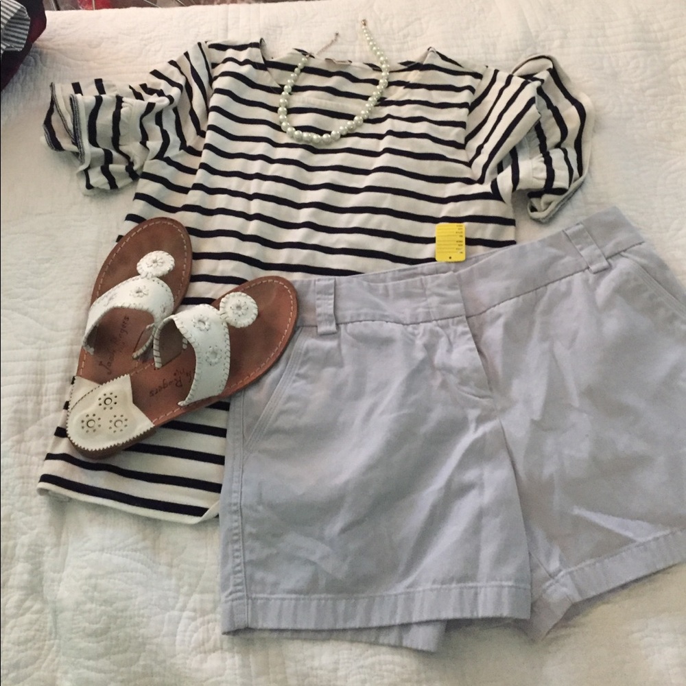 J Crew Chino Shorts, size 10.