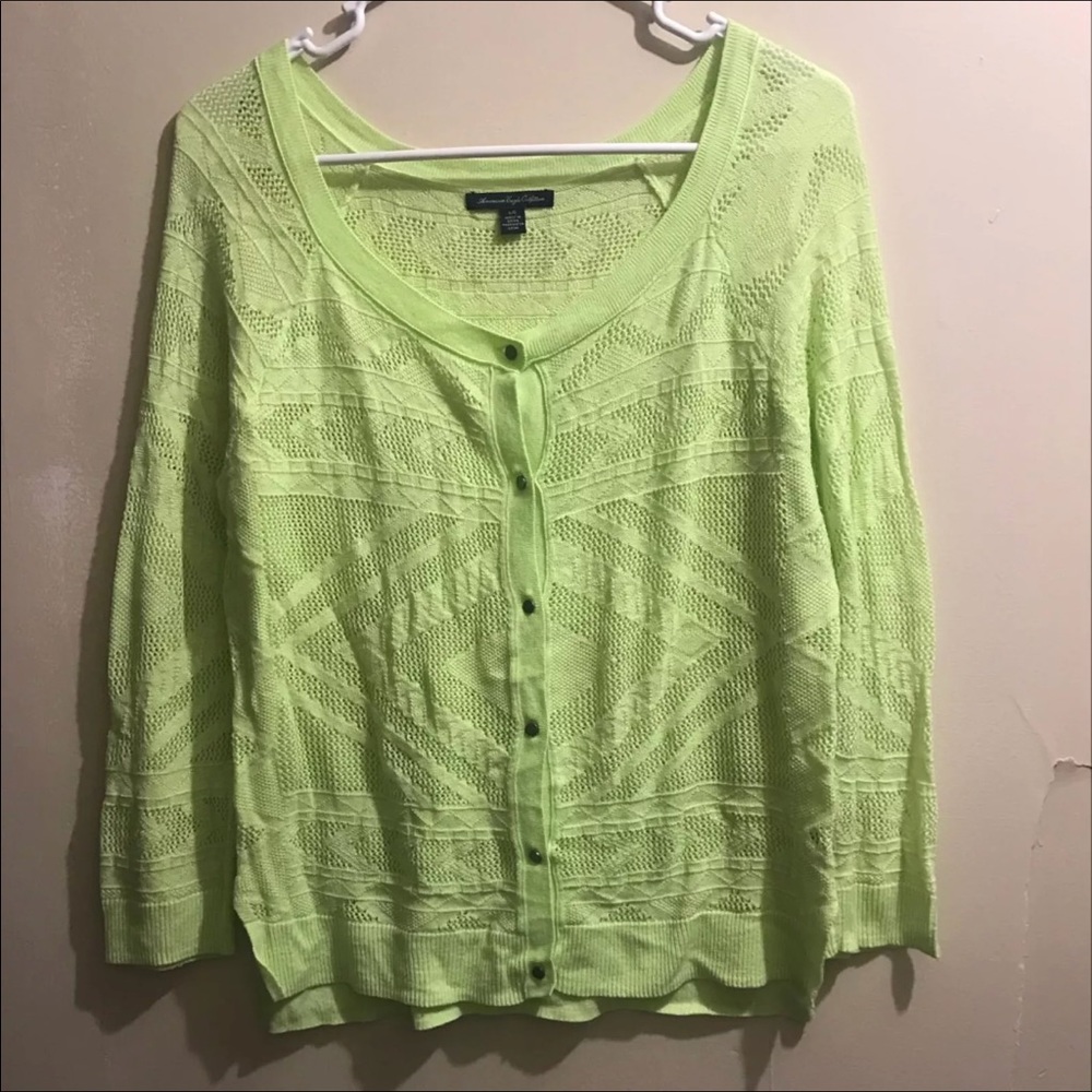 American Eagle Sweater- button down