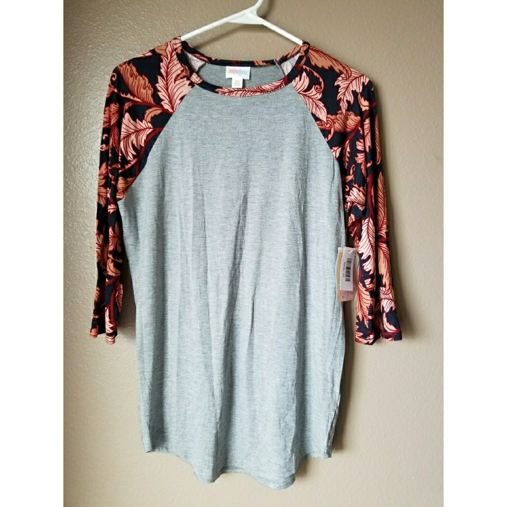 Lularoe Printed Sleeve Randy NWT XS