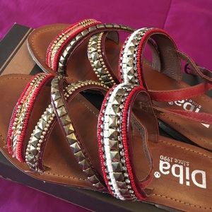 Multi-color Diba strappy sandals