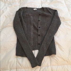 ⚡️3 FOR $20⚡️BP Marled Gray Cardigan Sweater Knit