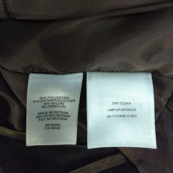 *Evan Picone* Size 10 Brown Silky Taffeta Dress - Picture 8 of 8