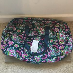 Vera Bradley Petal Paisley Collapsible Duffel