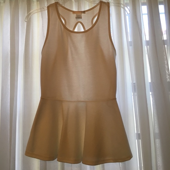 Open Back Peplum Top - Picture 2 of 4