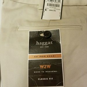 Haggar mens work to weekend khakis