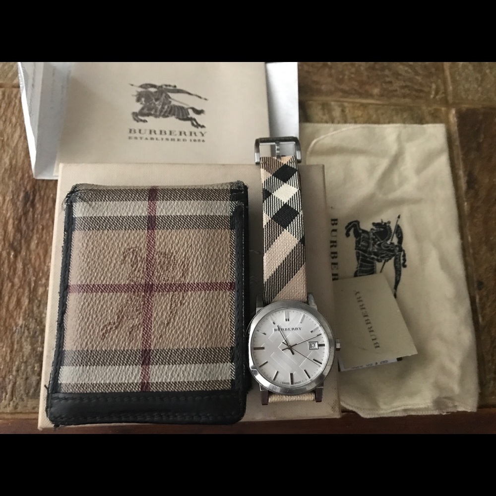 Burberry Nova Check 38MM Men's Watch