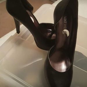 Black Nine West Heels