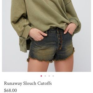 NWT free people black shorts
