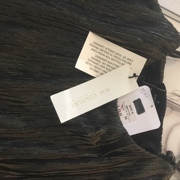 ✨NWT✨ MM Couture Shimmer Top - Picture 2 of 5