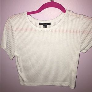 Forever 21 Ribbed Crew neck (cropped)