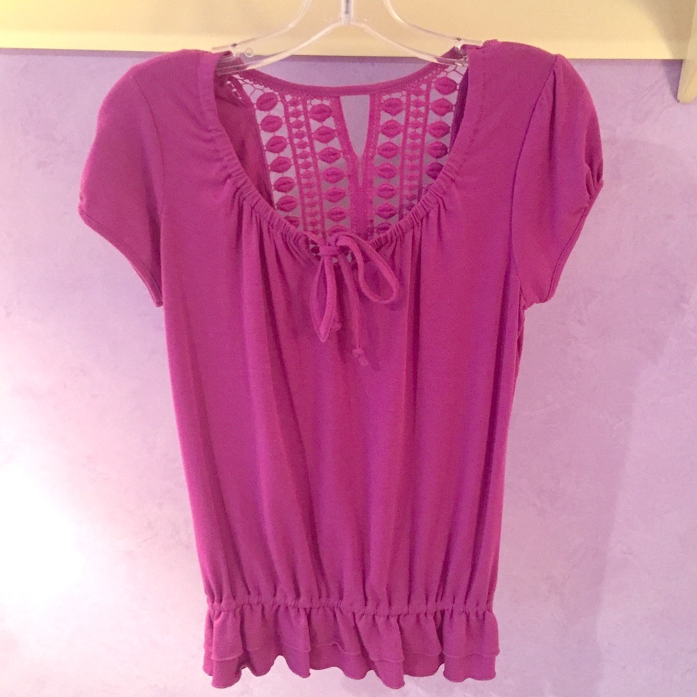 Belle Du Jour Purple Shirt