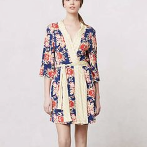 Floral Anthropologie Robe