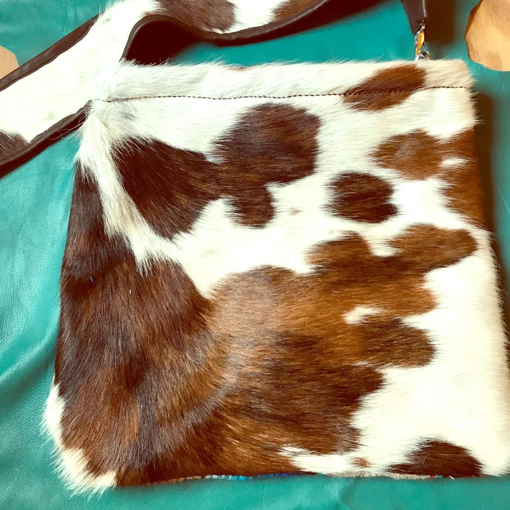 Cowhide/Serape purse