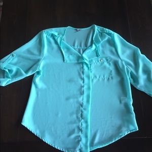 Sky blue blouse