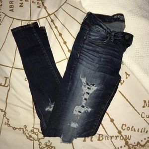 ripped american eagle jeans
