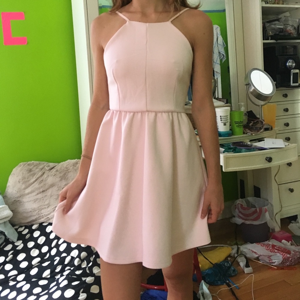 baby pink dress