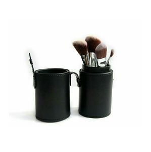 Leather Makeup Brush Organizer Cosmetic Make Up