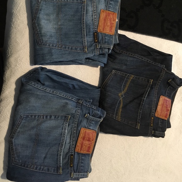 3 pairs of men's lucky jeans - Picture 1 of 5