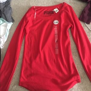 Two pink long sleeve