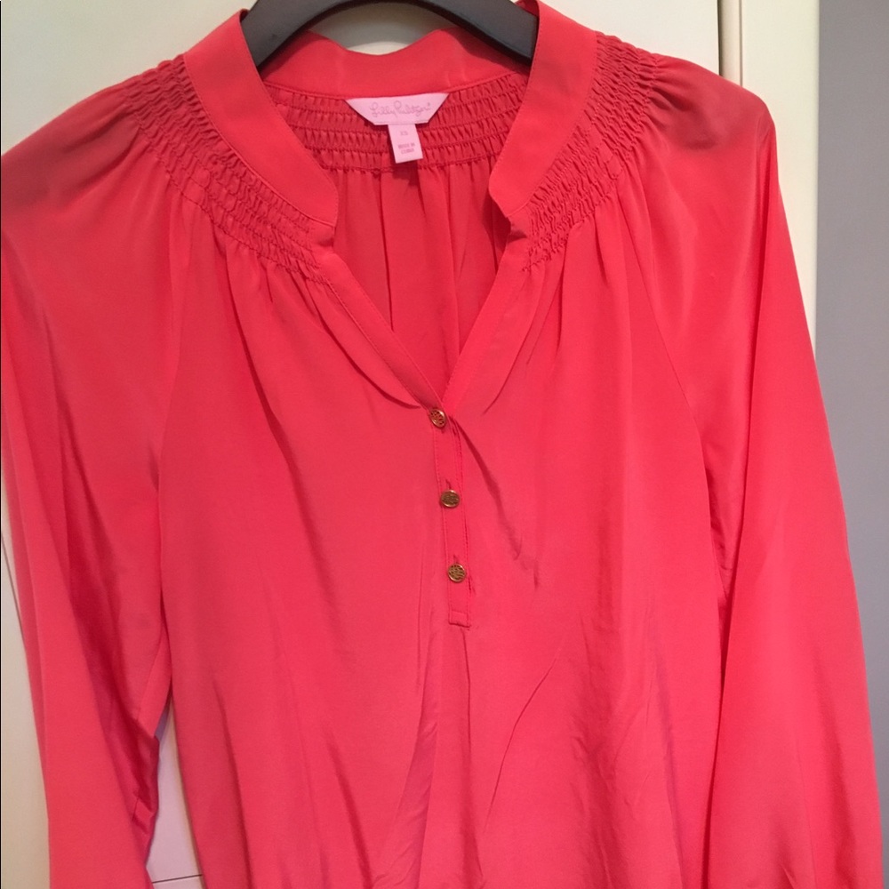 Hot Pink Lilly Pulitzer tunic