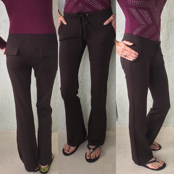 Brown French Terry Pants - Picture 2 of 2