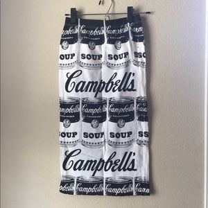 Retro Campbell Long Skirt Size Small