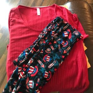 Large classic tee and os Bundle