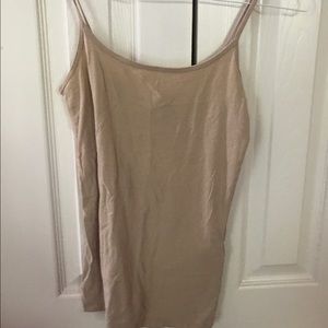 light brown tank top