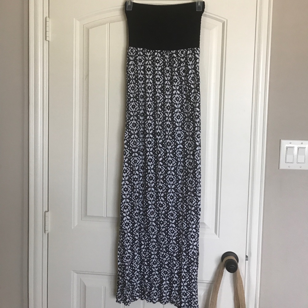 Boho printed maxi dress