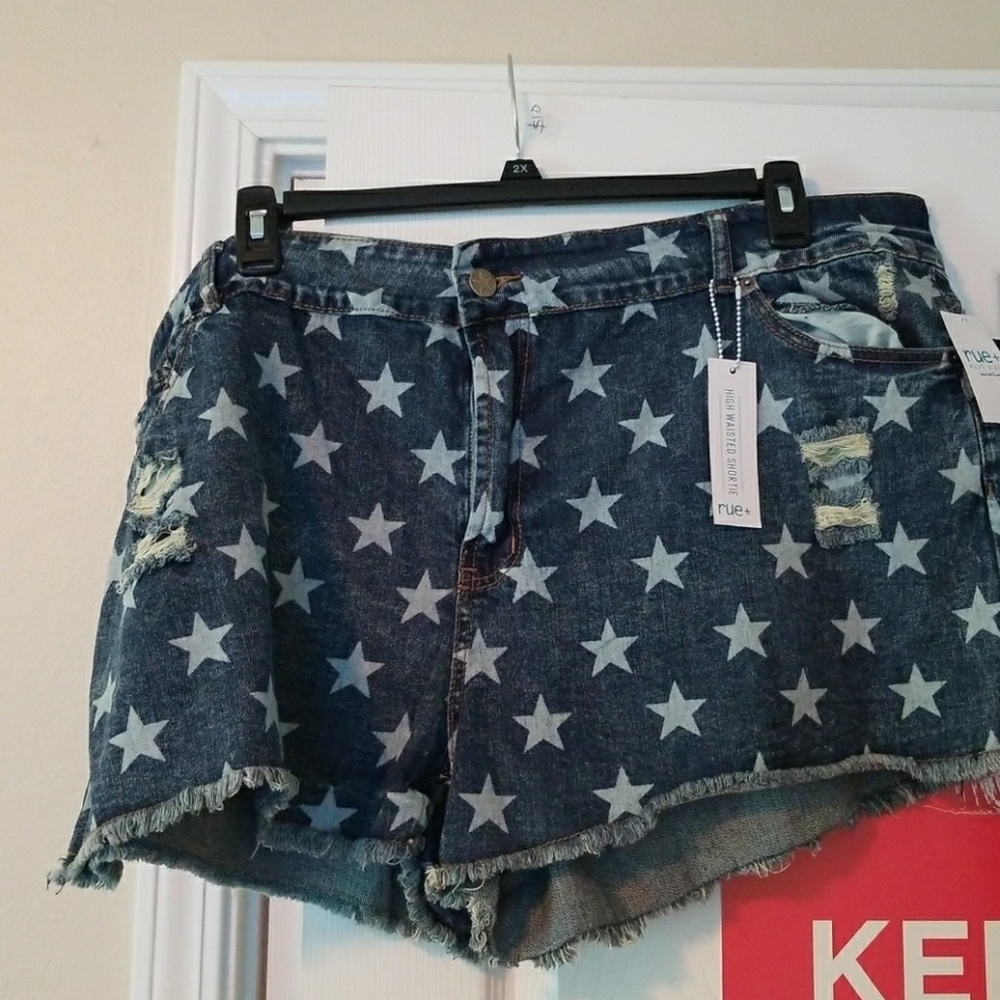 High waisted shorts