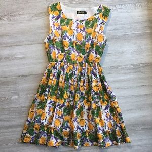 Floral Sleeveless Summer Dress