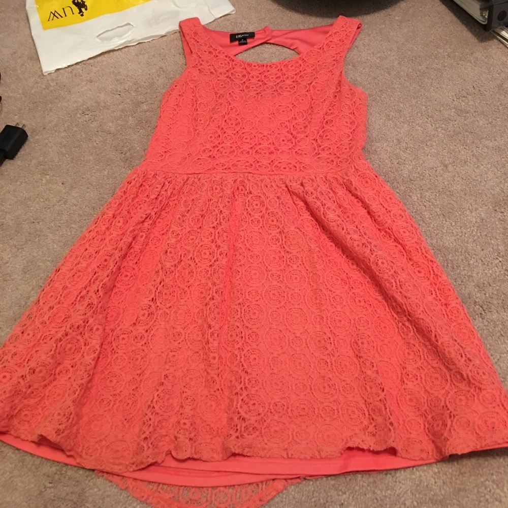 Beautiful coral dress