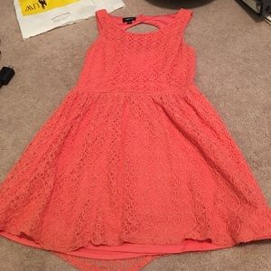 Beautiful coral dress