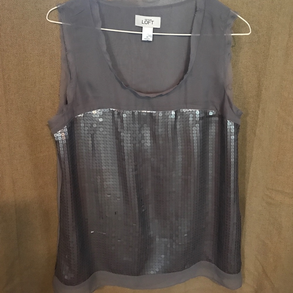 Beautiful Ann Taylor Loft Sequined Top