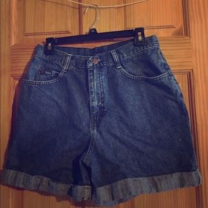 Blue jean shorts