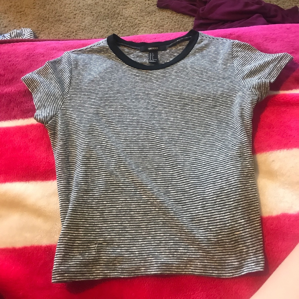 Black and white shirt