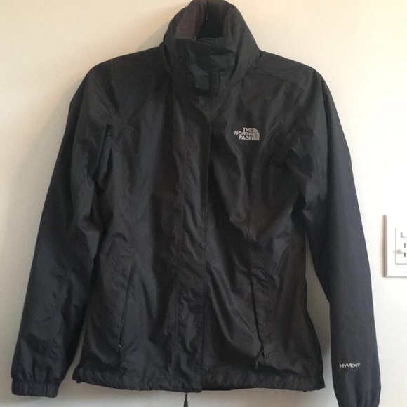 The North Face Black Rain Jacket - Picture 1 of 4