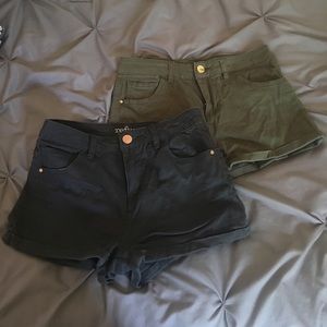 set of 2 refuge shorts!