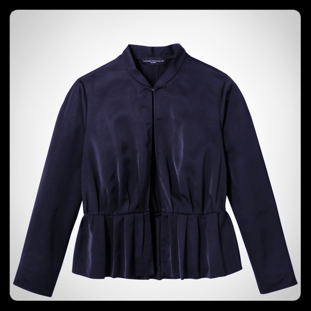 Victoria Beckham for Target Black Peplum Jacket