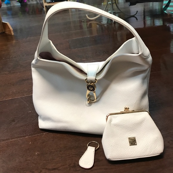 Dooney & Bourne Florentine Logo Lock Shoulder Bag - Picture 2 of 8