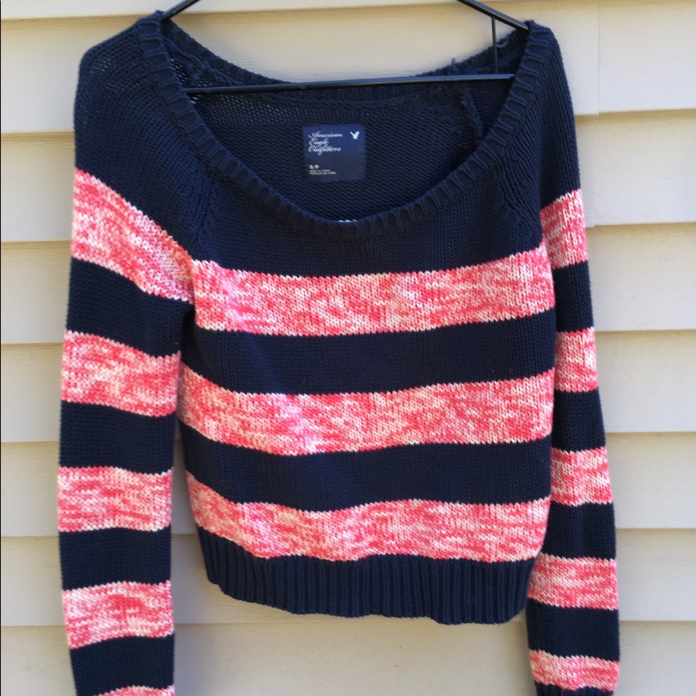 American Eagle striped sweater
